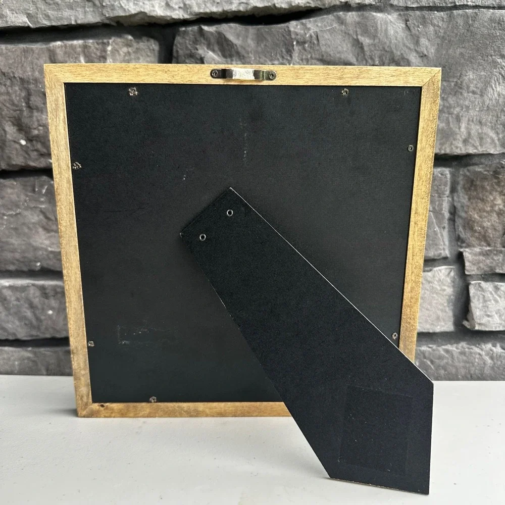 Vintage Rustic Wooden Heart Shaped Framed Wall Mirror Cottagecore Granny Country